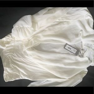 New York & Company Tops - Long sleeve sheer top New York & Company Tops - Long sleeve sheer top